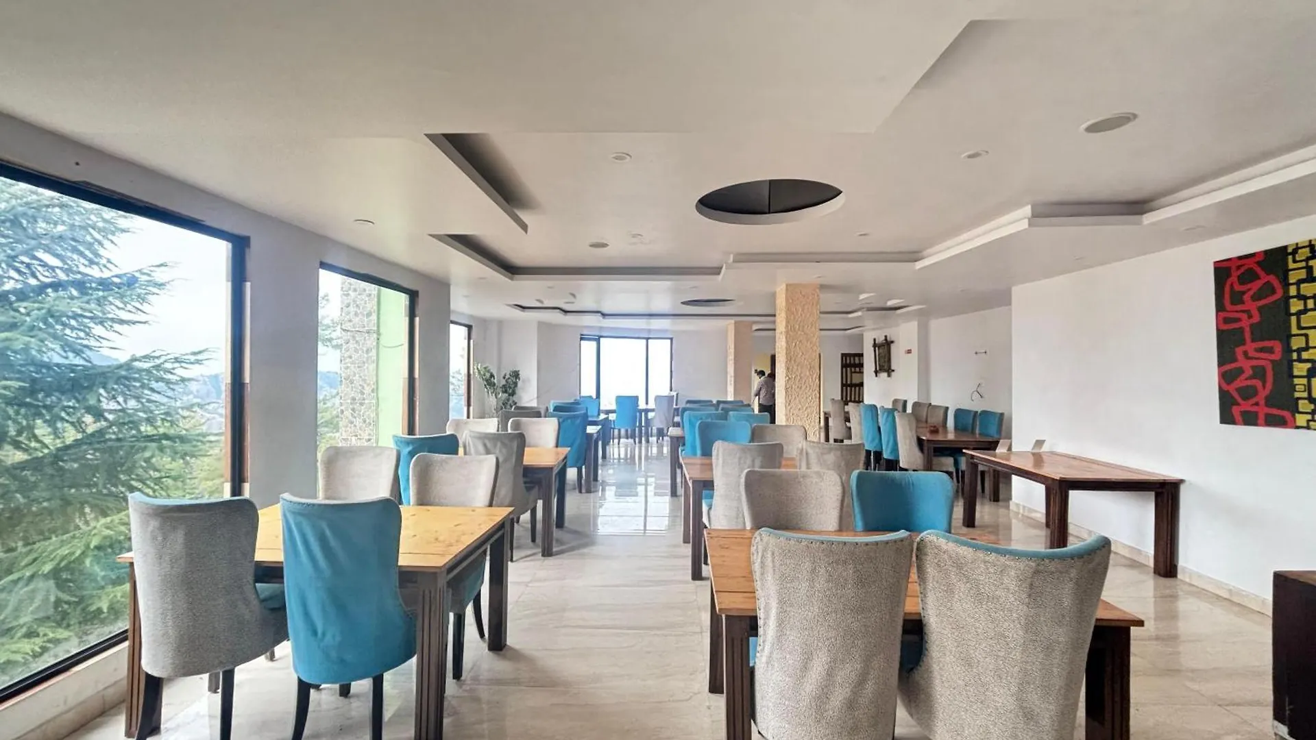 The Jungle View From Balcony In Resort Mashobra - A Relax Retreat Away From City Shimla Otel
